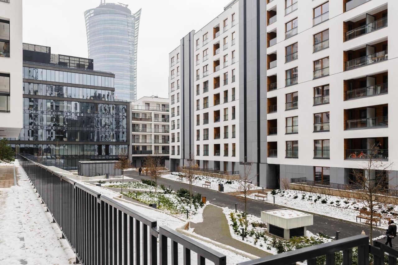 Modern Apartments With Access To The Pool Near Rondo Daszynskiego Station Varšava Exteriér fotografie